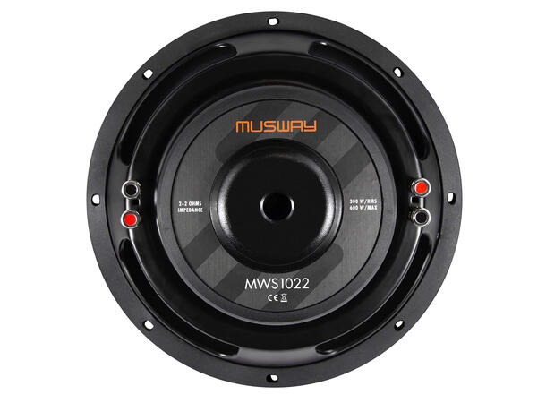 Musway 10" subwoofer flat design 600w max / 300w RMS