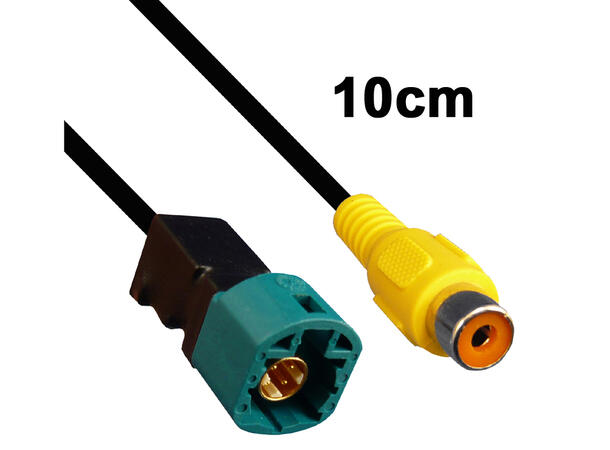 CAS Ryggekamera-adapter VW OEM HSD til RCA (10cm)