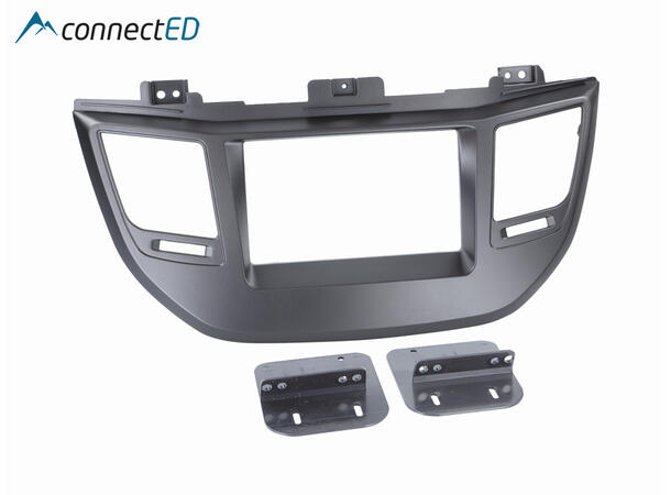 ConnectED Premium monteringskit 2-DIN Hyundai Tucson (2015 - 2018) Sort