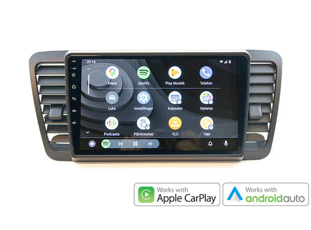 Hardstone 9" Apple CarPlay/Android Auto Legacy/Outback (2004 - 2009) u/Navi