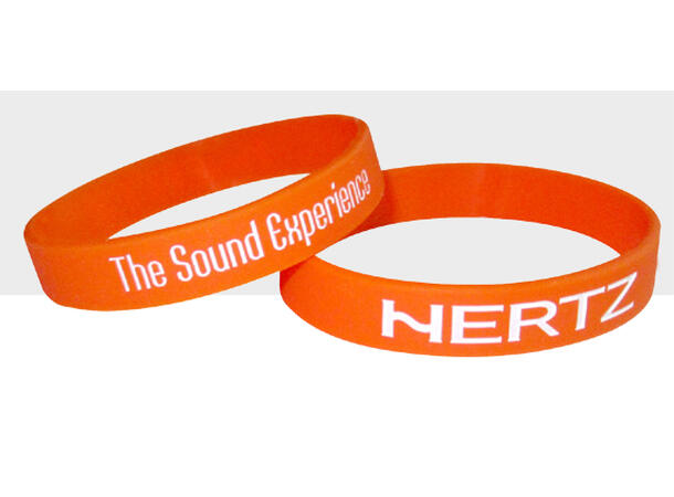 Hertz Armbånd, orange/hvit