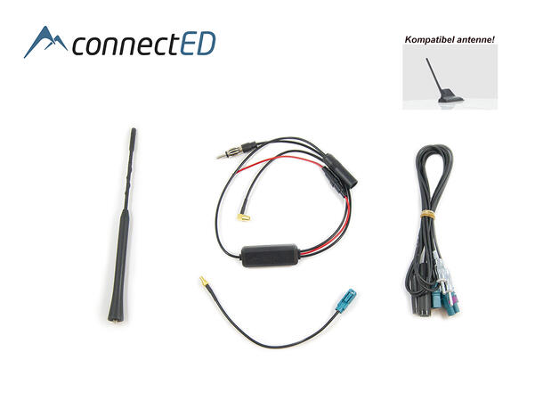 ConnectED Skjult DAB-antenne (Fakra) VW/Skoda (2007 - 2017)  m/hafinne og pis