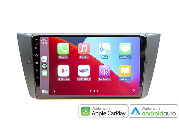 Hardstone 9" Apple CarPlay/Android Auto BMW 3 (2005 - 2011) u/iDrive