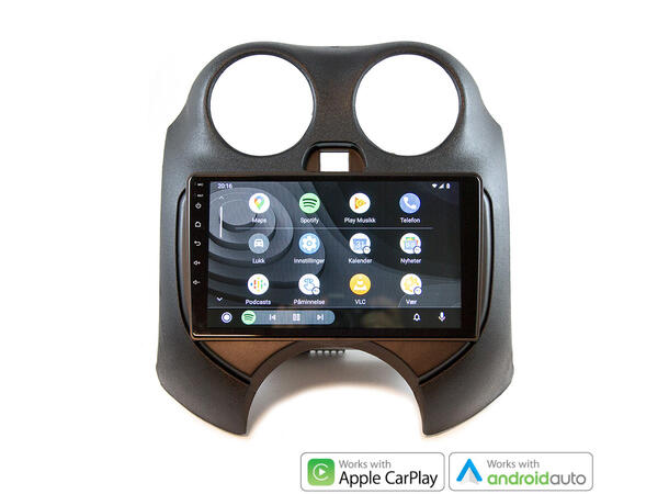 Hardstone 9" Apple CarPlay/Android Auto Nissan Micra (2011 - 2012)