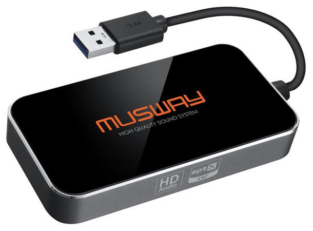 Musway BTS-HD trådløs HD streaming Passer til alle MUSWAY DSP produkter.