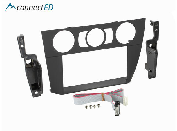 ConnectED Premium monteringskit 2-DIN BMW 3-serie (2005-2011) m/Manuell AC