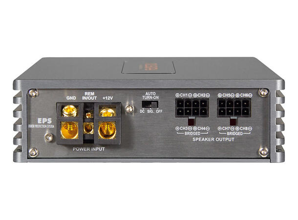 Musway Bilforsterker 8 x 180W i 2ohm 8-kanals forsterker EIGHT100 