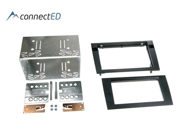 ConnectED Monteringsramme 2-DIN Audi A4 (2001 - 2007) Sort