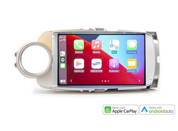 Hardstone 9" Apple CarPlay/Android Auto Yaris (2012 - 2019)