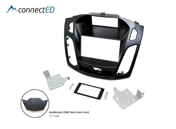 ConnectED Premium monteringsramme 2-DIN Ford Focus (2015 - 2017)