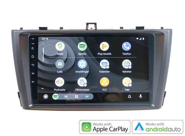 Hardstone 9" Apple CarPlay/Android Auto Avensis (2012 - 2015)