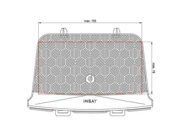 inbay Integrert Qi ladeplate (15W) Mazda 6  (2019 - 2021)