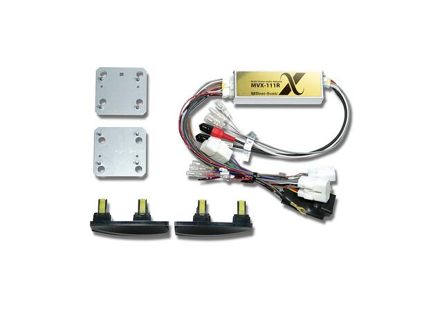 BeatSonic PREMIUM komplett 2-DIN kit Prius m/navi u/aktivt system (2007-2009)