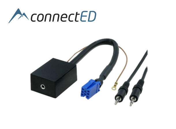ConnectED AUX-interface Audi/Seat/Skoda/VW (-->2007 m/Mini-ISO)