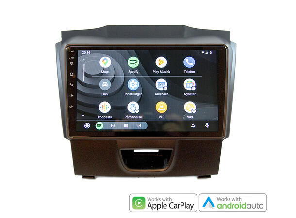 Hardstone 9" Apple CarPlay/Android Auto Isuzu D-Max (2012 - 2019)