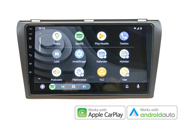 Hardstone 9" Apple CarPlay/Android Auto Mazda 3 (2003 - 2008)