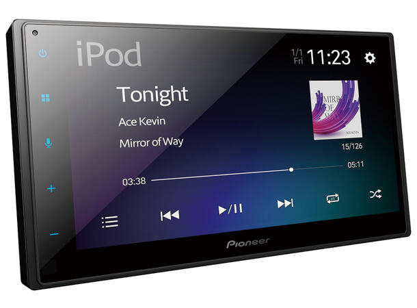 Pioneer SPHDA160DAB, kort chassis 2-DIN DAB BT USB/IPHONE 6,8"