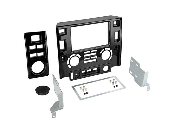 ConnectED Premium monteringskit 2-DIN Landrover Defender (2007-2016) Pianosort