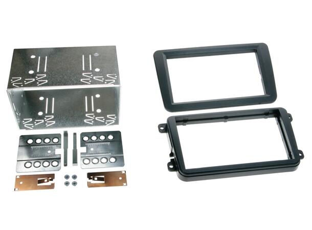 ConnectED Premium monteringskit 2-DIN VW/Skoda RCD/RNS-formfaktor