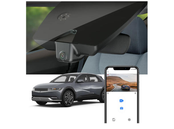 FITCAMX Integrert 4K Dashcam (front) Hyundai Ioniq 5 (2021 - 2024)