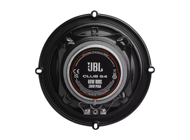 JBL Fulltone, 6½" CLUB 6½", 2-veis, 60W RMS, 180W MAX