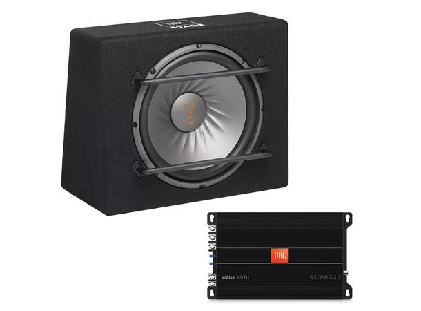 JBL STAGE Basspakke - for best mulig lyd Pakke med STAGE 1200S og STAGEA 3001