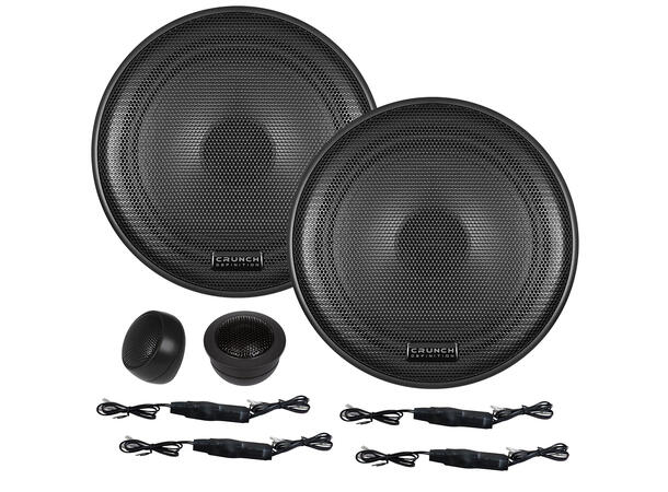 CRUNCH DSX6.2E 2-vei kompo 16,5cm 16,5 cm (6½") Komponentsett