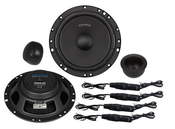 CRUNCH DSX6.2E 2-vei kompo 16,5cm 16,5 cm (6½") Komponentsett