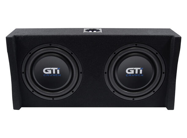 CRUNCH GTI250S 2x10" Downfire-basskasse 10" downfire basskasse med slave