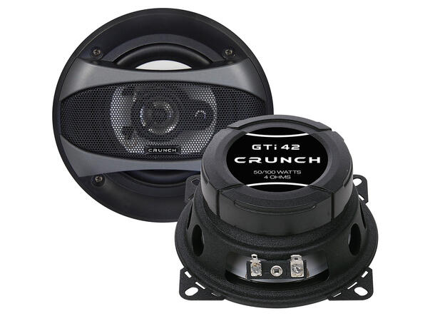 CRUNCH GTI42, 2veis koaxial 10 cm 10 cm (4") Koaxial høyttalere