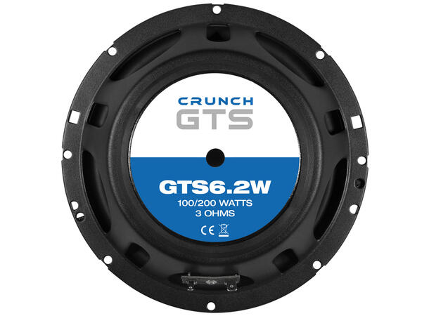 CRUNCH GTS6.2W Woofer 16,5 cm 16,5 cm (6½") Kickbass høyttaler