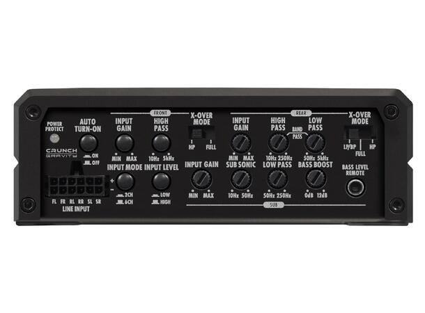 CRUNCH GTX2600.6D, 6-kanals forsterker Class D Digital 6-kanals forsterker