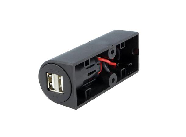 ConnectED Sigarettenner til 2xUSB Universal - 2 x 2.5A USB