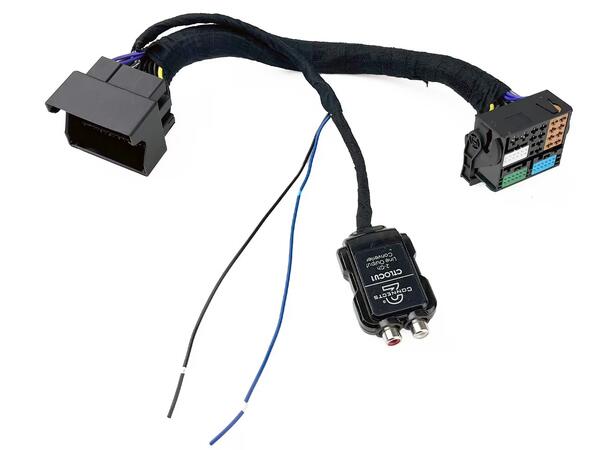 Connects2 Høy- til lavnivå adapter 2-kanals Quadlock 52-pin