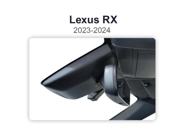 FITCAMX Integrert 4K Dashcam (foran+bak) Lexus RX (2023 - 2024)