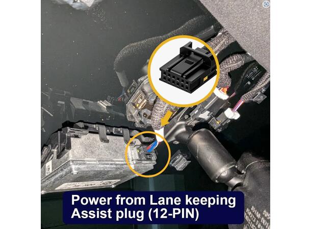 FITCAMX Integrert 4K Dashcam (front) Kia EV9 (2023-->)