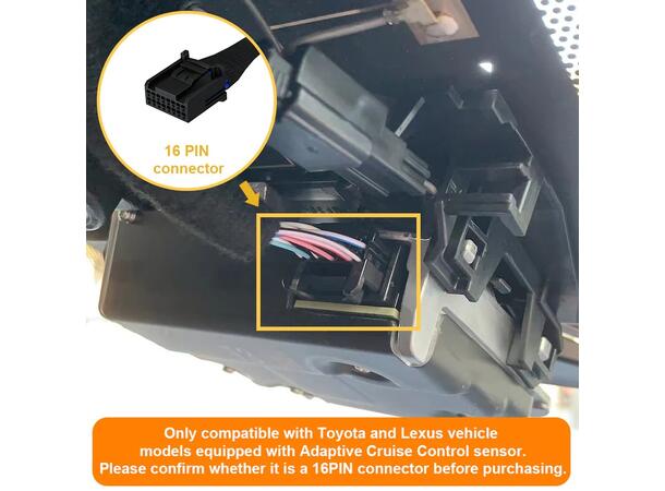 FitDVR Dashcam Power Adapter Toyota/Lexus 16-pin