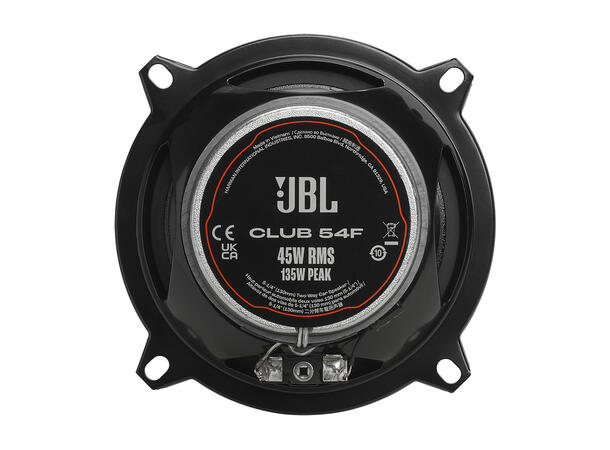 JBL Fulltone, 5 ¼" CLUB 5 ¼", 2-veis, 45W RMS, 135W MAX