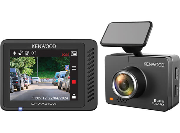Kenwood DRVA310W dashcam Dashcam med trådløst WiFi og GPS