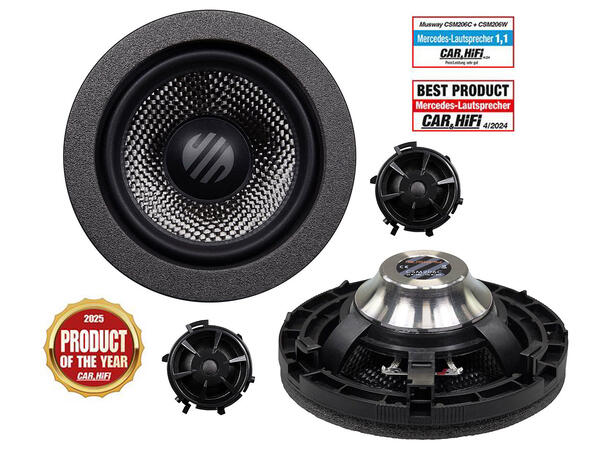 Musway 4" komponentsett 4" komponentsett for Mercedes W206