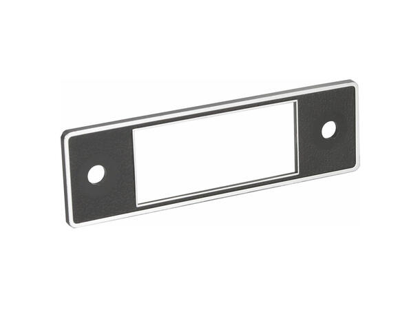 RetroSound Frontplate 503 "Mini Euro style", Black/Chro