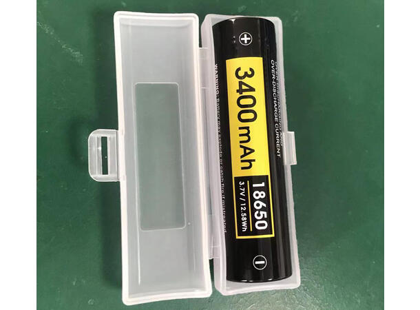 Speras 18650 Li-ion oppladbart batteri 3400mAh / 18650