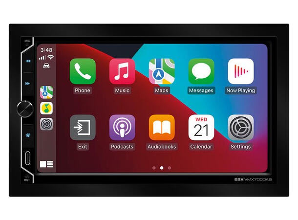 ESX 7" LCD/DAB+/FM/USB/SD/BT 2-DIN DAB mediaspiller med masse utstyr