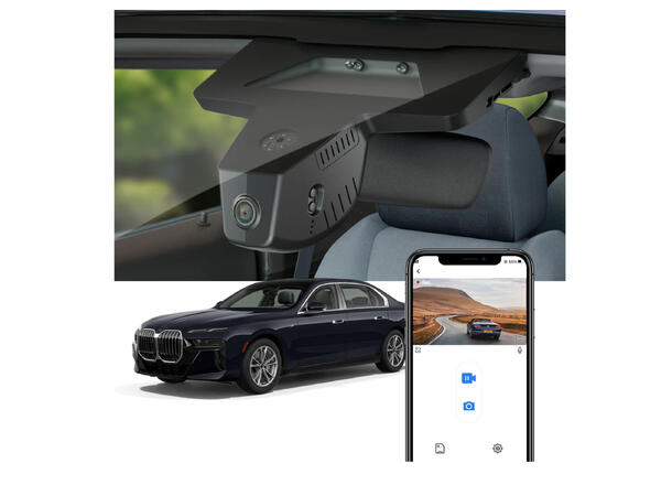 FITCAMX Integrert 4K Dashcam (front) BMW i7 (2024 -->) "3818"