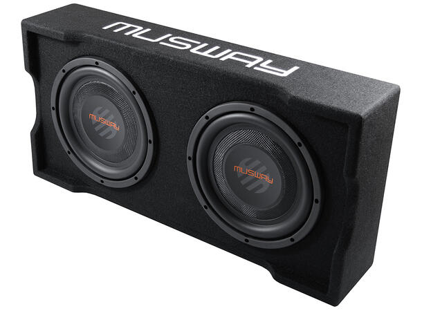 Musway MF210Q-2, 10" Subwoofer med slave 600W max / 300W RMS