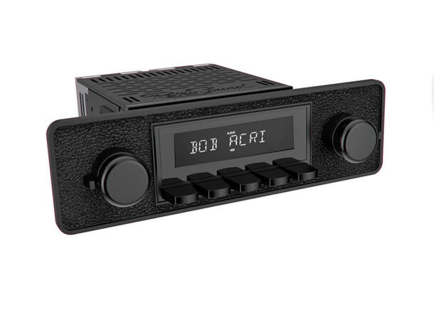 RetroSound Black radio DAB/AUX Til 60-70-talls biler