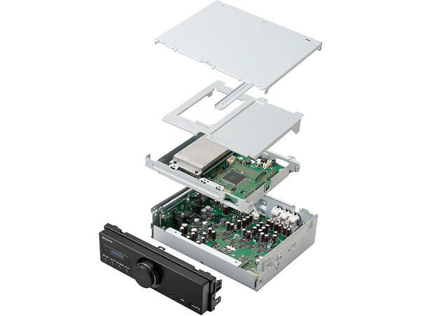 Sony RSX-GS9, Digital Mediemottaker BT, USB, AUX, 3xRCA ut (NB; ikke DAB+)