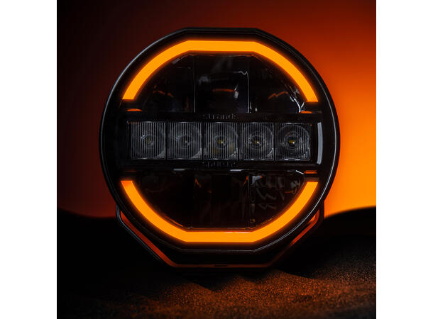 Strands SKYLORD, 7" Svart LED ekstralys, 108 Watt, 8.250 Lumen