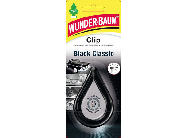 Wunder-Baum Clip black classic Clip black classic