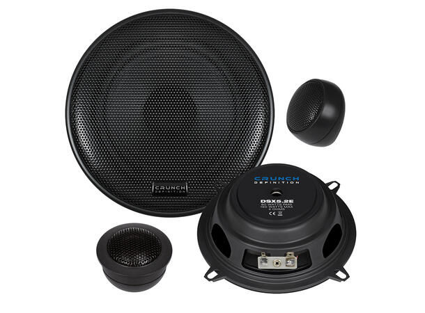 CRUNCH DSX5.2E, 2-vei kompo 13cm 13 cm (5¼") Komponentsett